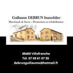Guillaume Debrun Immobilier Partenaire du salon Des Livres en Beaujolais
