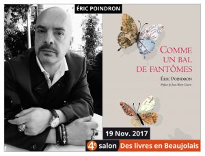 Éric Poindron invité d'honneur du 4e salon Des Livres en Beaujolais