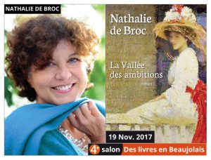 Nathalie de Broc invitée du 4e salon Des Livres en Beaujolais