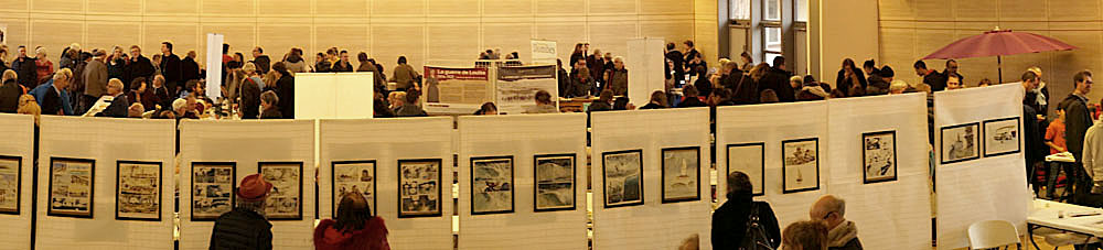Zoom sur l'œuvre de Benjamin Flao EXPO  4e Salon Des Livres en Beaujolais Photo Catherine Vermorel