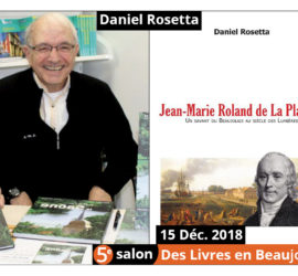 Daniel Rosetta invité d’honneur du 5e salon Des Livres en Beaujolais