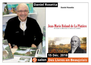 Daniel Rosetta invité d’honneur du 5e salon Des Livres en Beaujolais