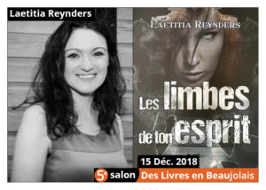  Laetitia Reynders invitée d’honneur 5e salon Des Livres en Beaujolais