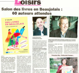 5e Salon des livres en Beaujolais : 60 auteurs attendus - Le Patriote