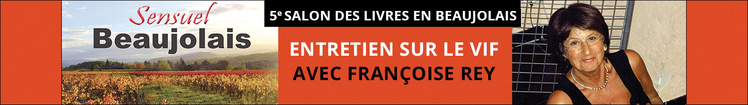 Entretien sur le vif avec Françoise Rey au 5e salon Des Livres en Beaujolais