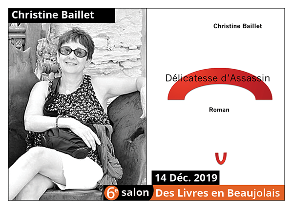 Christine Baillet - 6e Salon des Livres en Beaujolais 2019