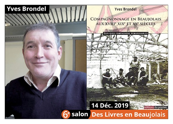 Yves Brondel - 6e Salon des Livres en Beaujolais 2019