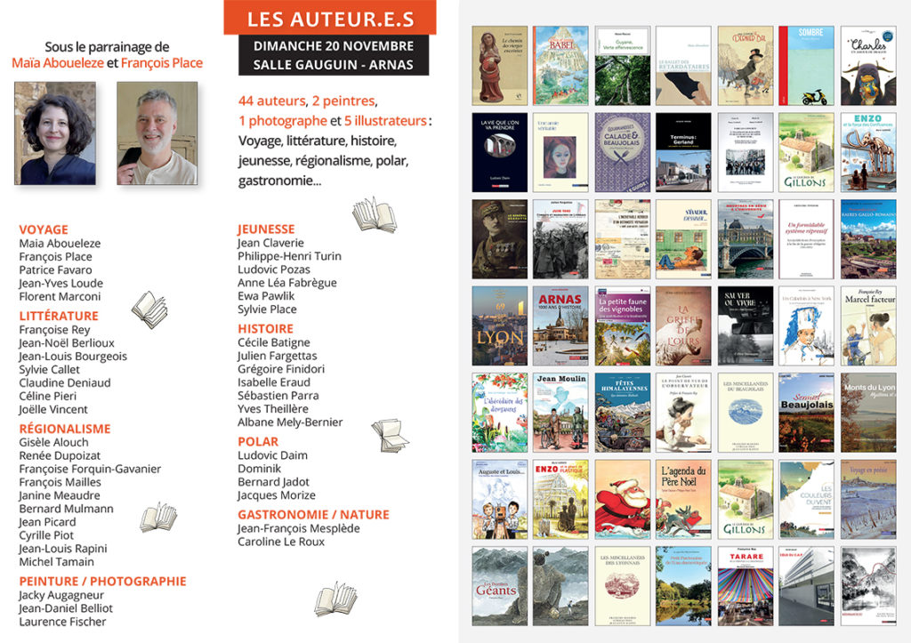 Salon Des Livres en Beaujolais Saison #9 - Les auteur.e.s